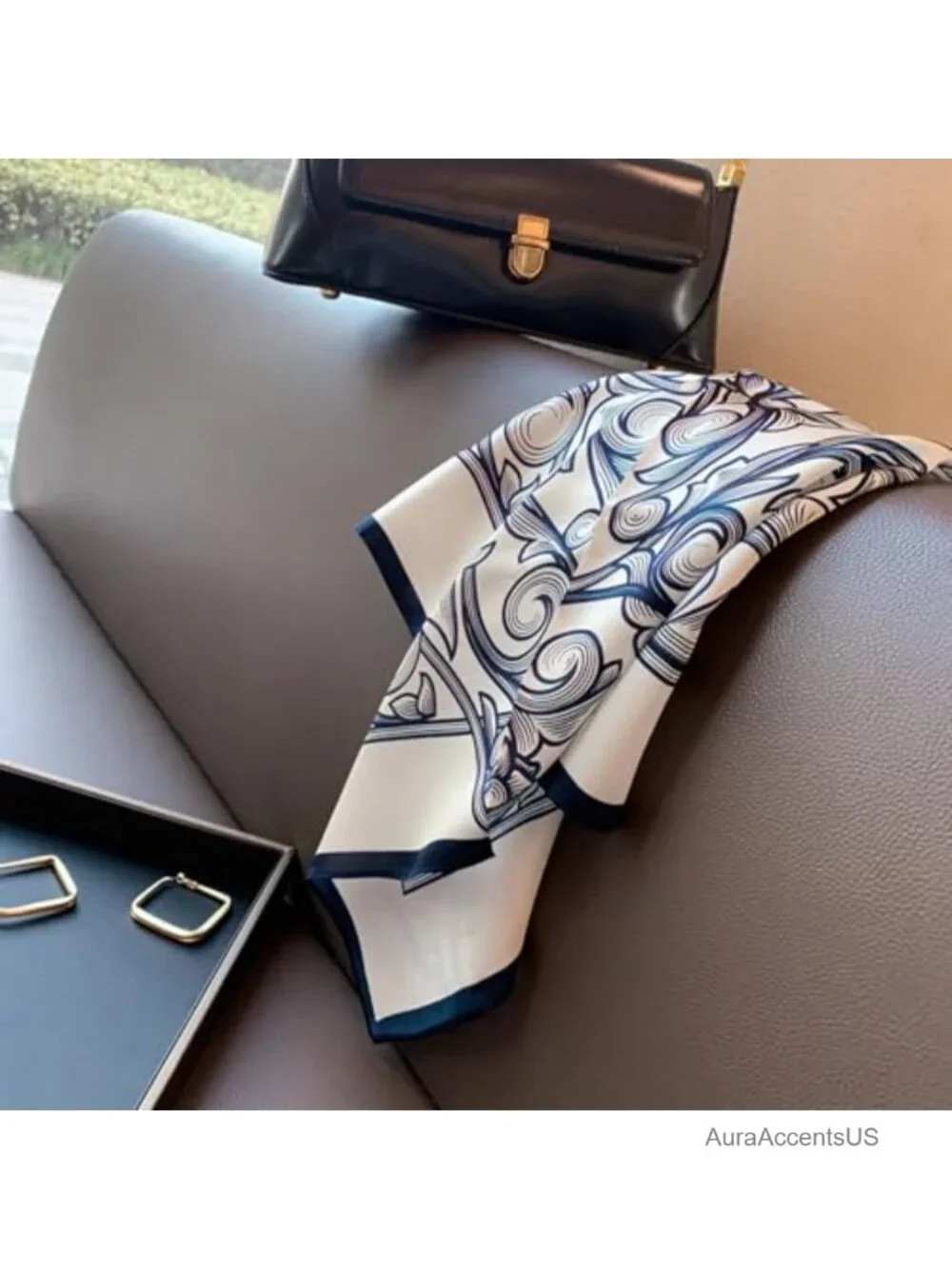 100% Real Mulberry Silk Lightweight Square Scarf Headscarf Neckerchief